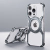 360° Rotating Stand Heat Dissipation Magnetic Phone Case - Grey