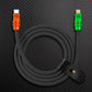 "Anodized Pro" 240W Reflective Shine Charge Cable C+Lightning