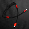 "Chubby Mood" Silicone Braided Fast Charging Cable #317 - Color 3