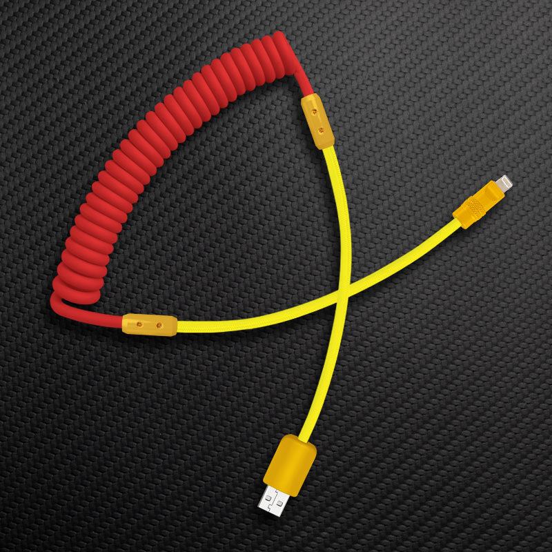 "Chubby Mood" Silicone Braided Fast Charging Cable #711