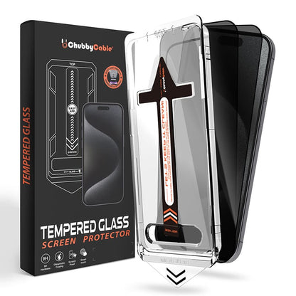 Chubbycable SpyBlocker - Military-Grade Privacy Screen with Magic Installer & Self-Cleaning Adhesive