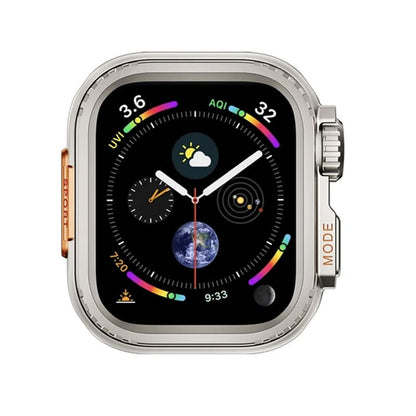 "Instant Ultra Transformation" One-Piece Alloy Bezel Case for Apple Watch