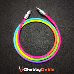 "Rainbow Chubby" Colorful Charge Cable