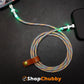 "Kaleidoscope Neon" Special Designed Glowing Fast Charge Cable