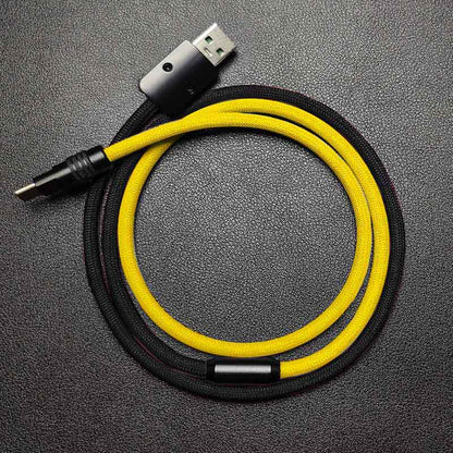 "ColorWeave Chubby" Vibrant Dual-Tone 100W Fast Charge Cable