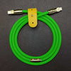 "Golden Chubby" Custom Gilded Fast Charge Cable - Green