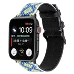 Genuine Leather Nylon Bohemian Band For Apple Watch