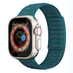 "Magnetic Woven Band" Stylish Denim Nylon Strap For Apple Watch