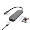 "Cyber" Wireless Charging USB 3.0 HUB Dock - 4 In 1 [USB-C]