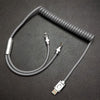 "Chubby" 2 In 1 Charge Cable - Gray
