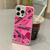 "Vibrant Girl" Creative Design Drop Protection Case With Lanyard - Pink