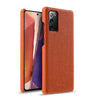 "Chubby" Anti-Shatter Leather Phone Case for Samsung - Orange